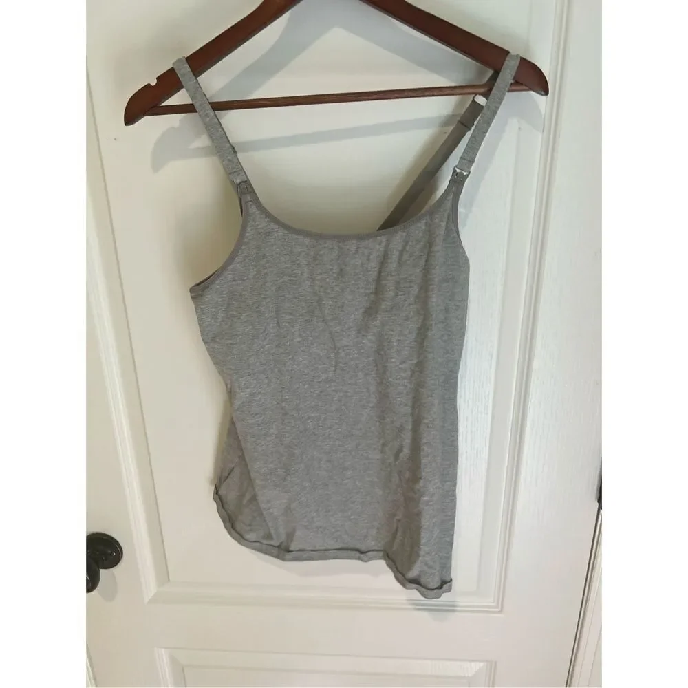 2 Nursing Bra Tank Tops Gray and Black small - Picture 6 of 7